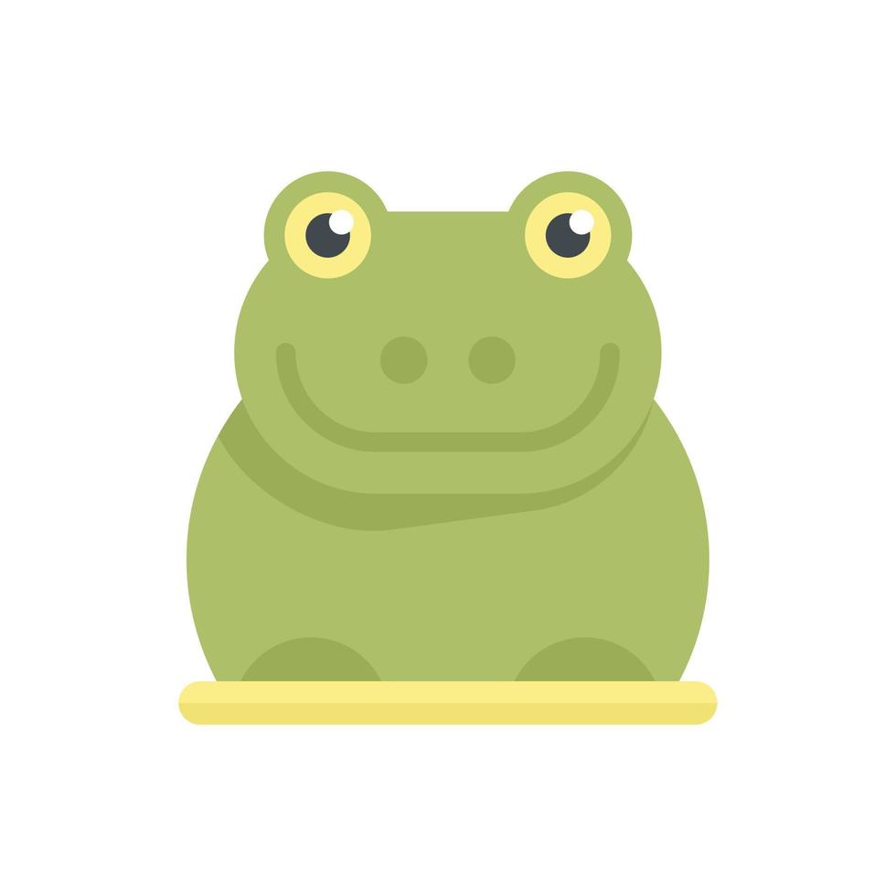 Rubber frog icon flat isolated vector 15111479 Vector Art at Vecteezy