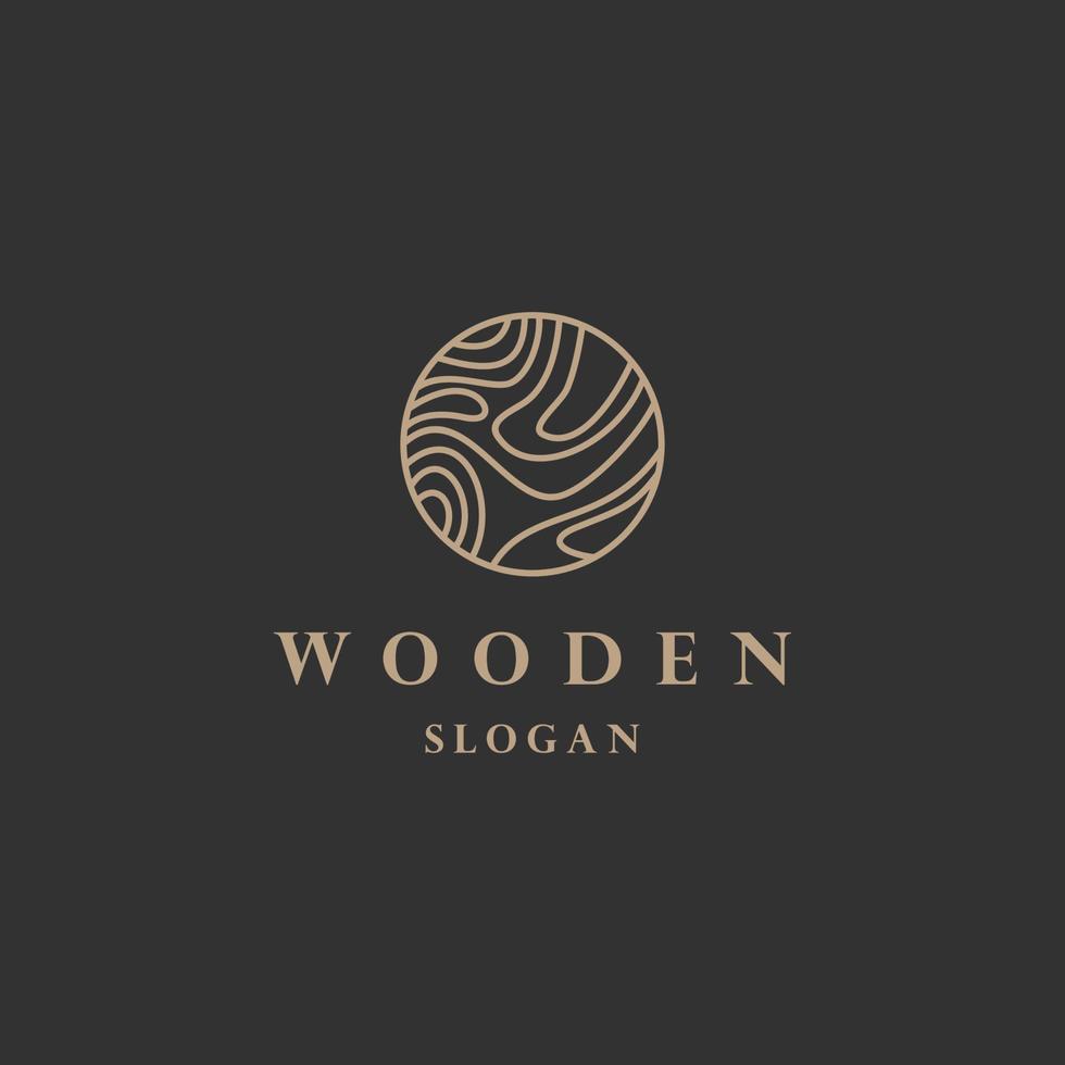 wood work logo design vector template.