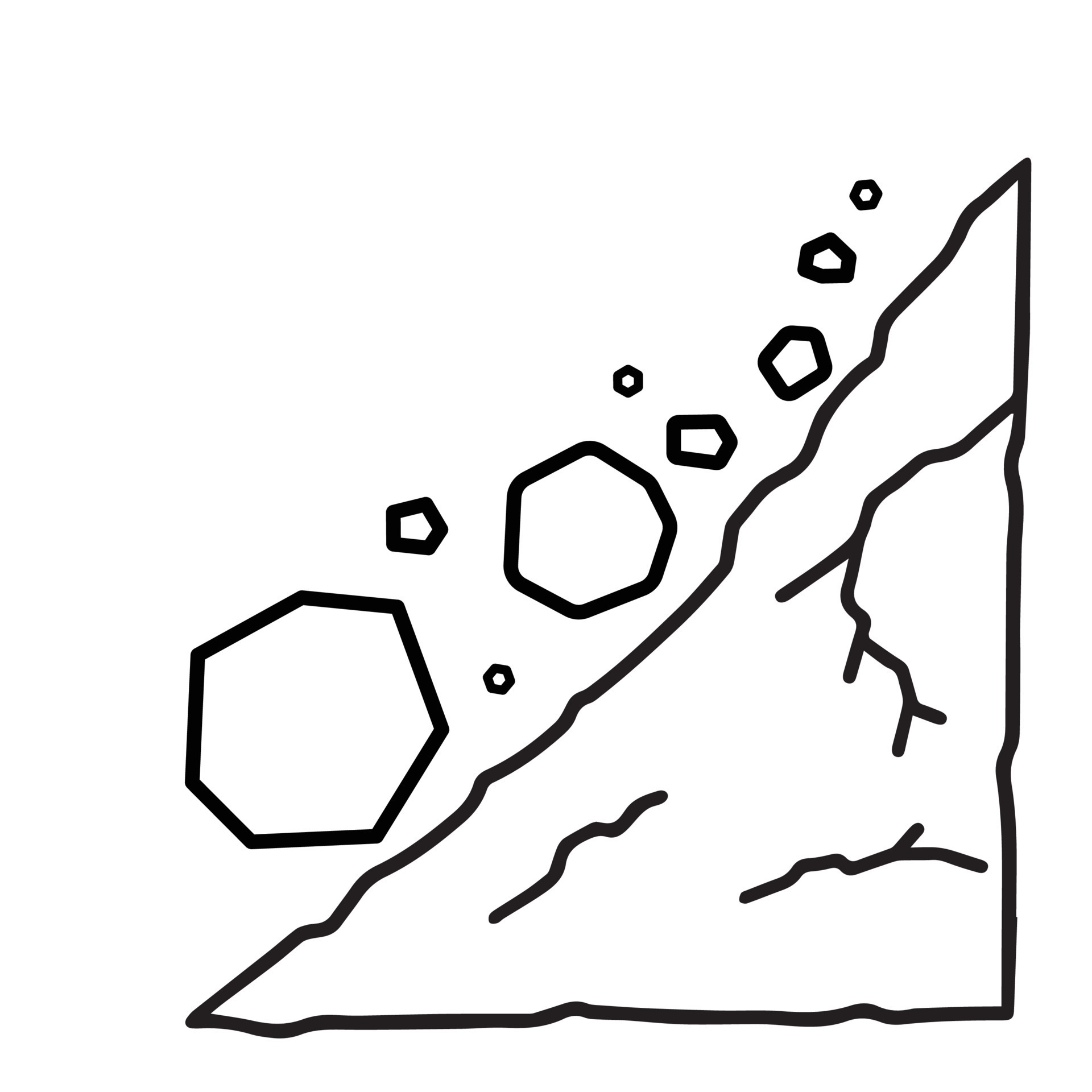 How to draw landslide  soil erosion  YouTube