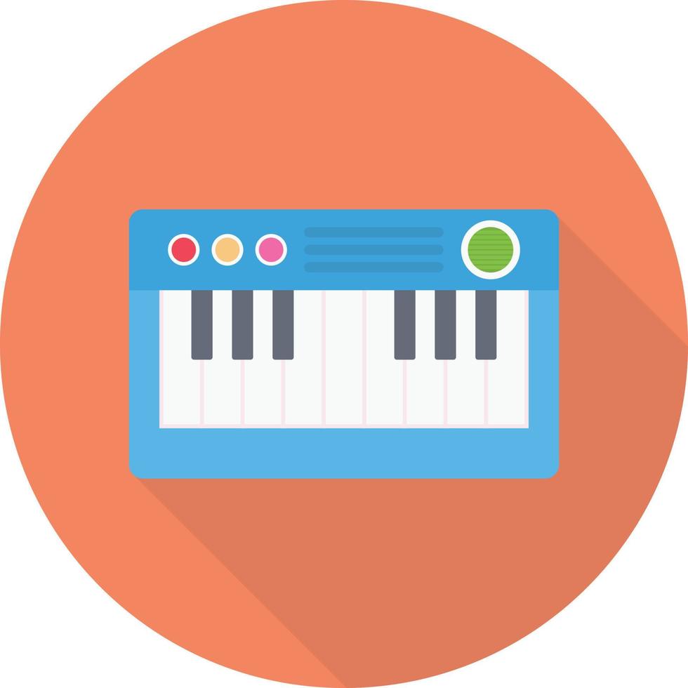 ilustración vectorial de piano en un fondo. símbolos de calidad premium. iconos vectoriales para concepto y diseño gráfico. vector