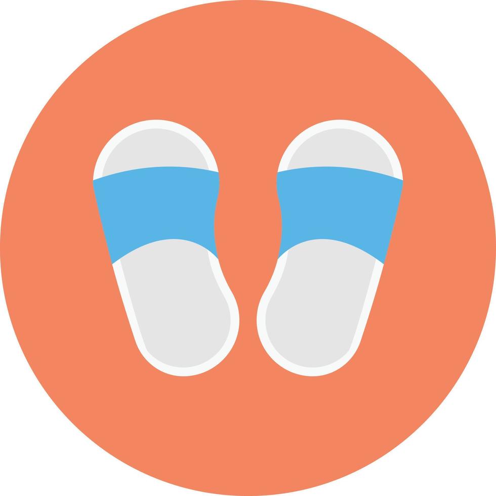 Ilustración de vector de zapatilla en un fondo. Símbolos de calidad premium. Iconos vectoriales para concepto y diseño gráfico.