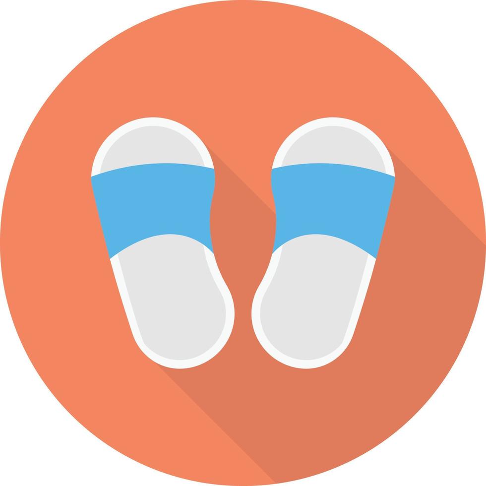 Ilustración de vector de zapatilla en un fondo. Símbolos de calidad premium. Iconos vectoriales para concepto y diseño gráfico.