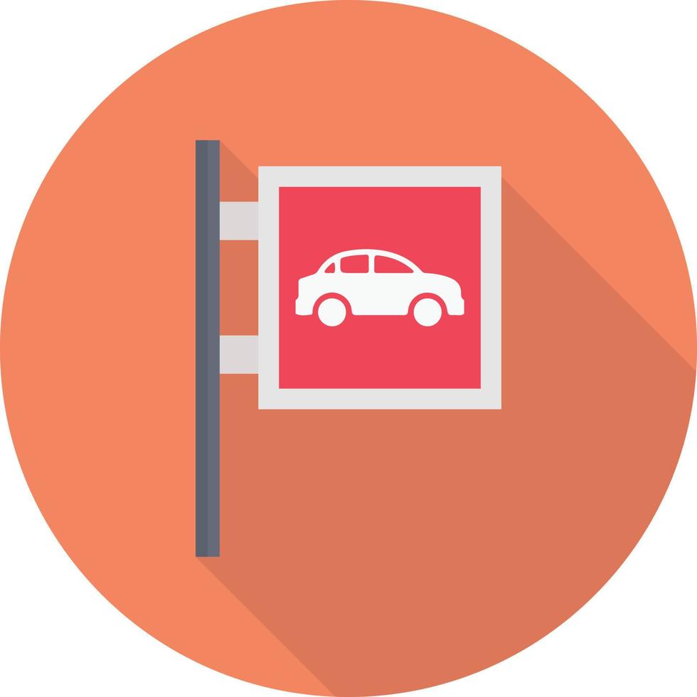 ilustración de vector de tablero de estacionamiento en un fondo. símbolos de calidad premium. iconos vectoriales para concepto y diseño gráfico.