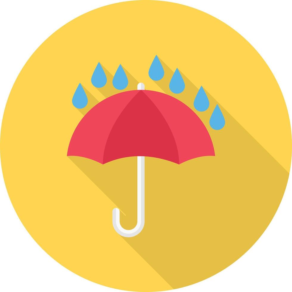 ilustración vectorial de protección contra la lluvia en un fondo. símbolos de calidad premium. iconos vectoriales para concepto y diseño gráfico. vector