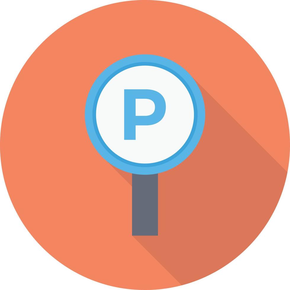 ilustración de vector de tablero de estacionamiento en un fondo. símbolos de calidad premium. iconos vectoriales para concepto y diseño gráfico.