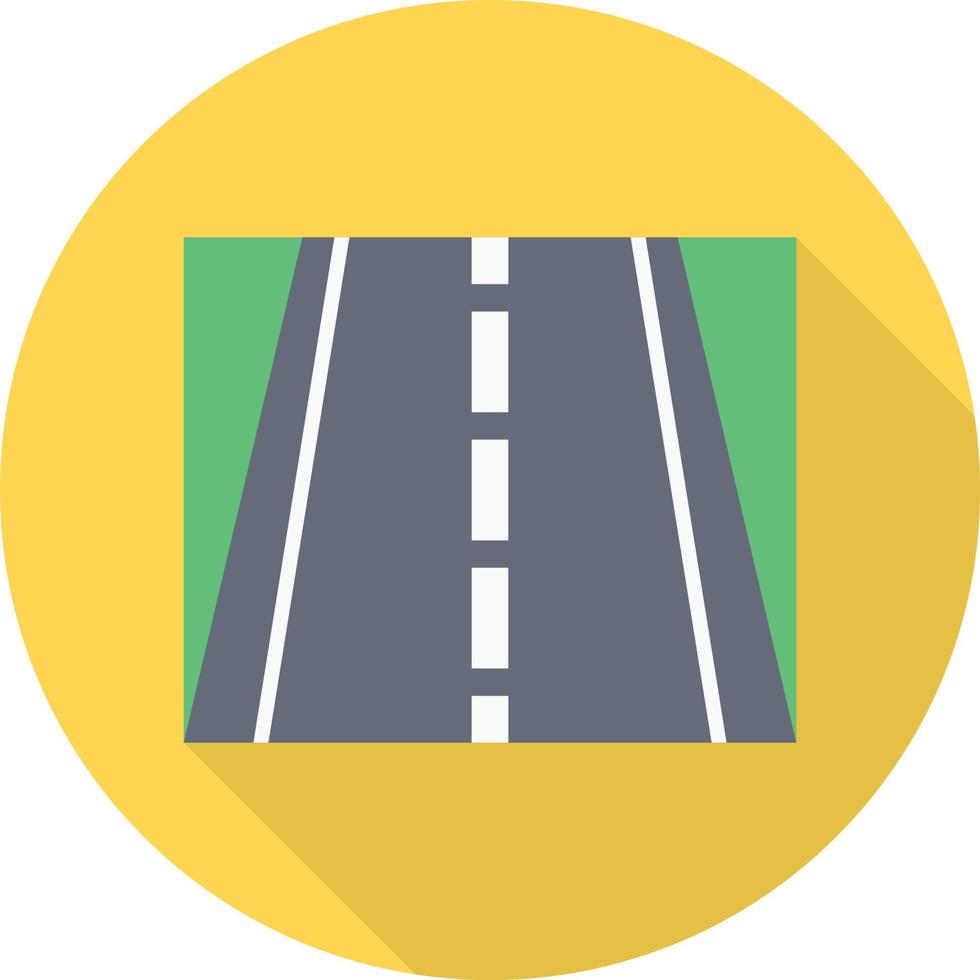 ilustración de vector de carretera en un fondo. símbolos de calidad premium. iconos vectoriales para concepto y diseño gráfico.