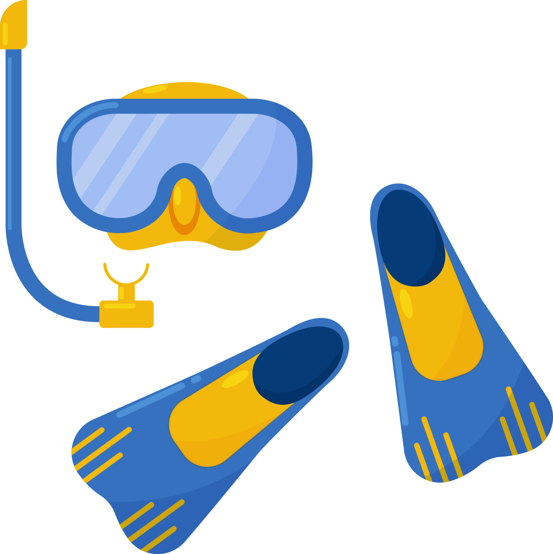 Scuba Diving Snorkeling Line Icons Spearfishing Equipment Mask Tube  Flippers Swim Suit Diver Water Sport Summer Activity Thin Linear Signs  Pixel Perfect 64x64 Stock Illustration - Download Image Now - iStock