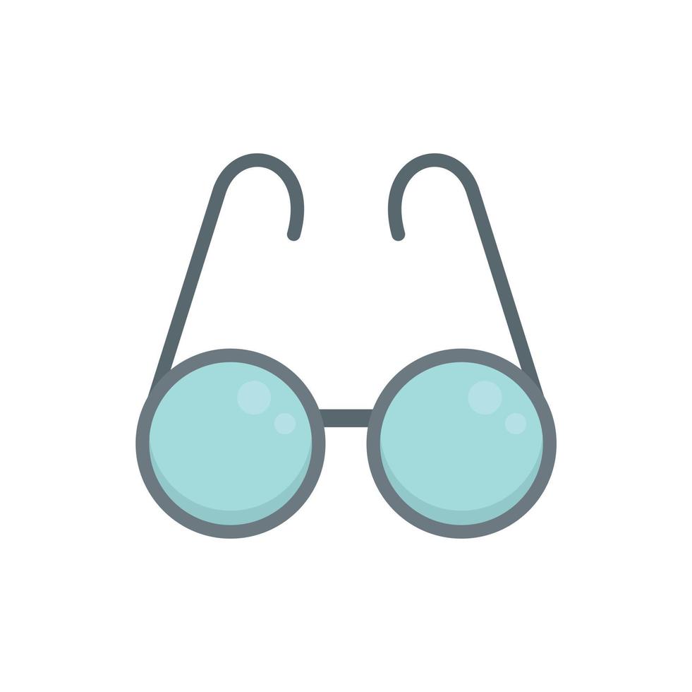 Seniors glasses icon flat isolated vector