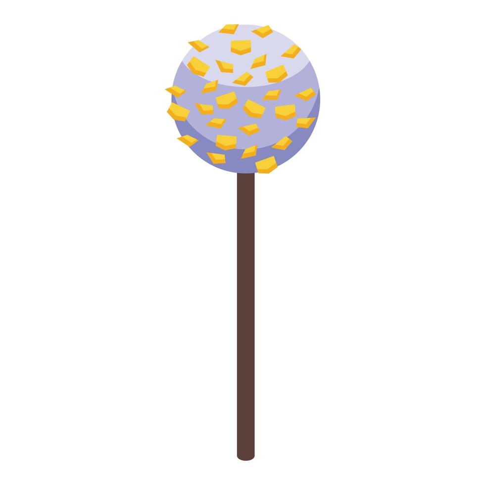 Bakery cake pop icon isometric vector. Snack pops vector