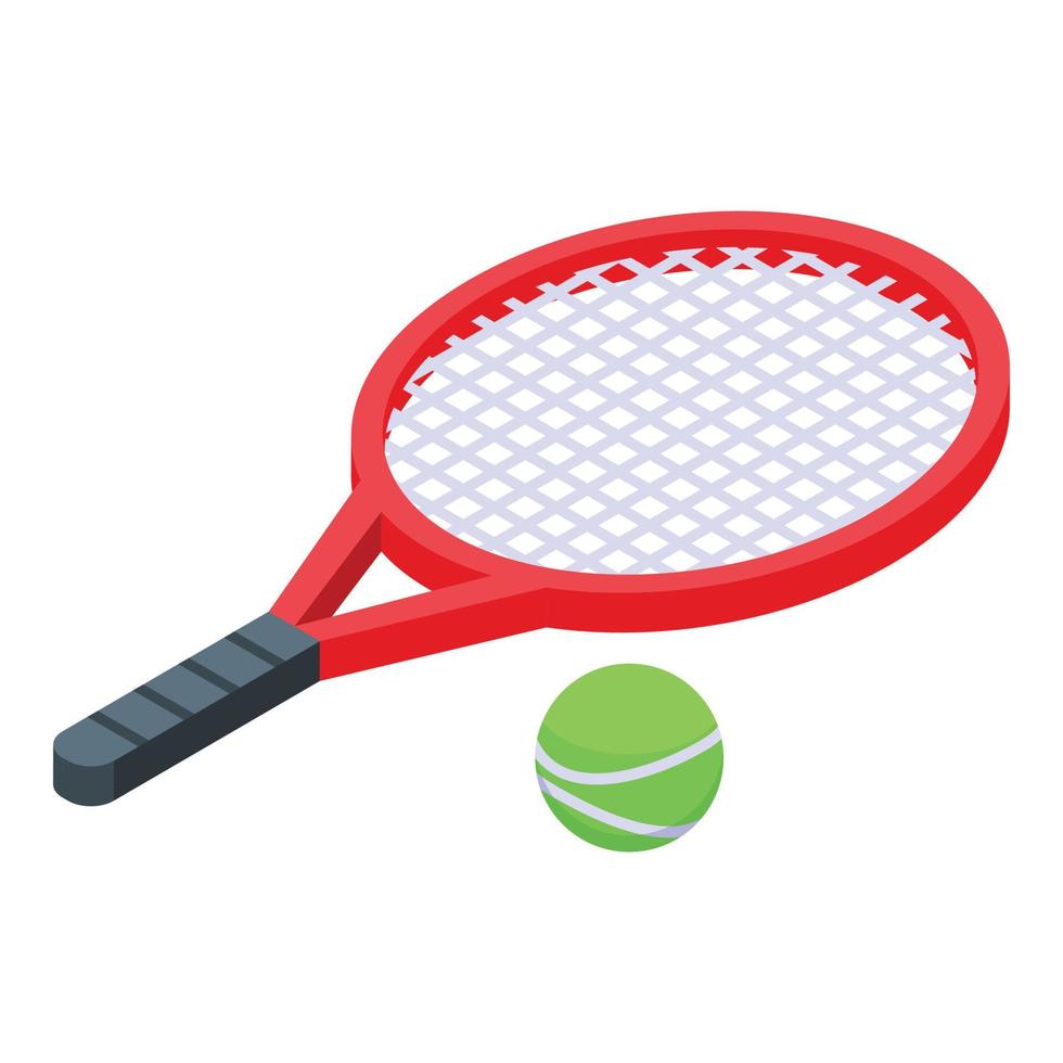 Serbia tennis icon isometric vector. National country vector