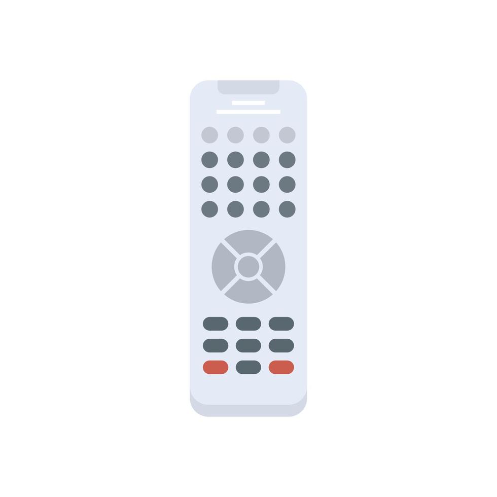 Infrared remote control icon flat isolated vector