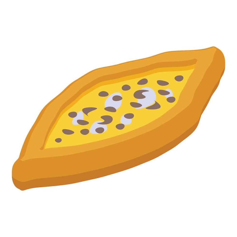 Lasagne icon isometric vector. Balkan food vector