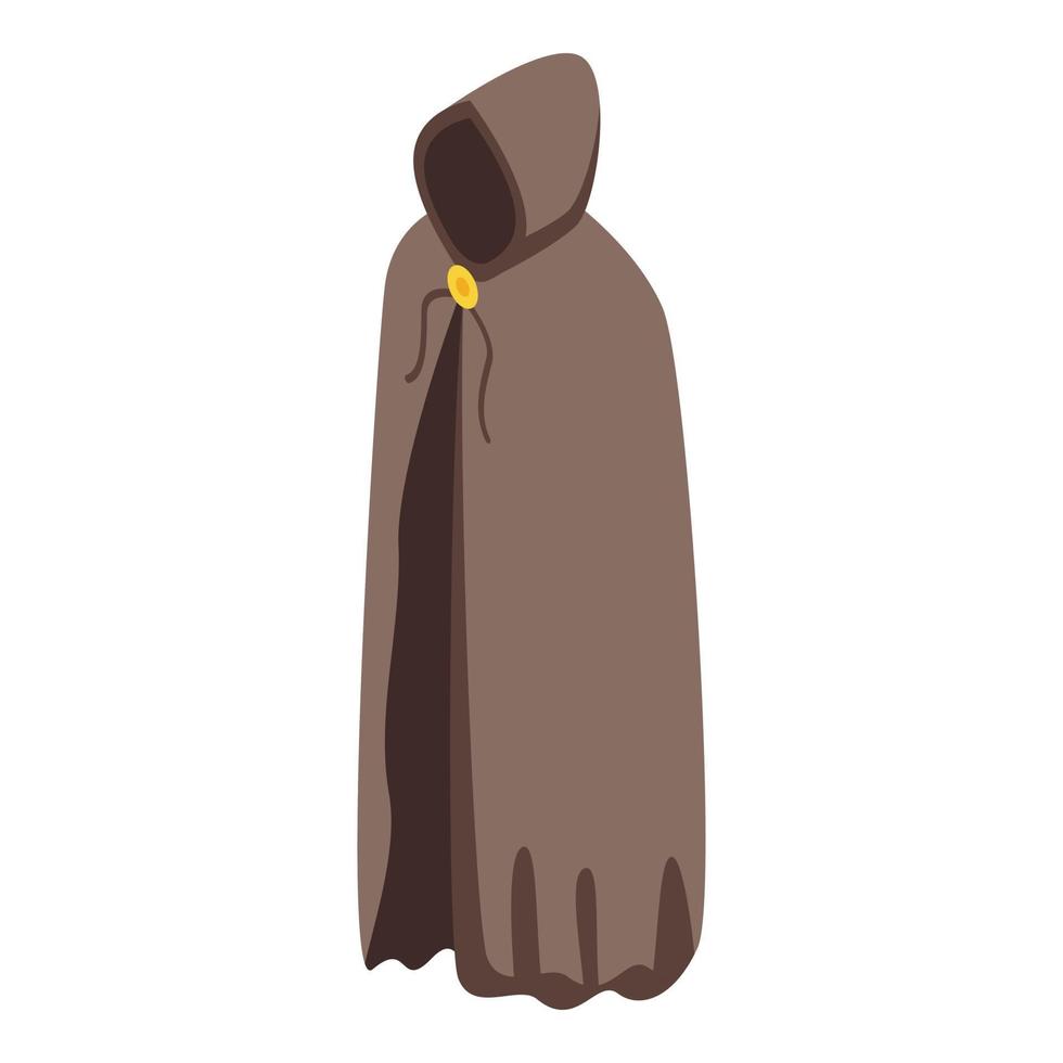 Super cloak icon isometric vector. Hero cape vector