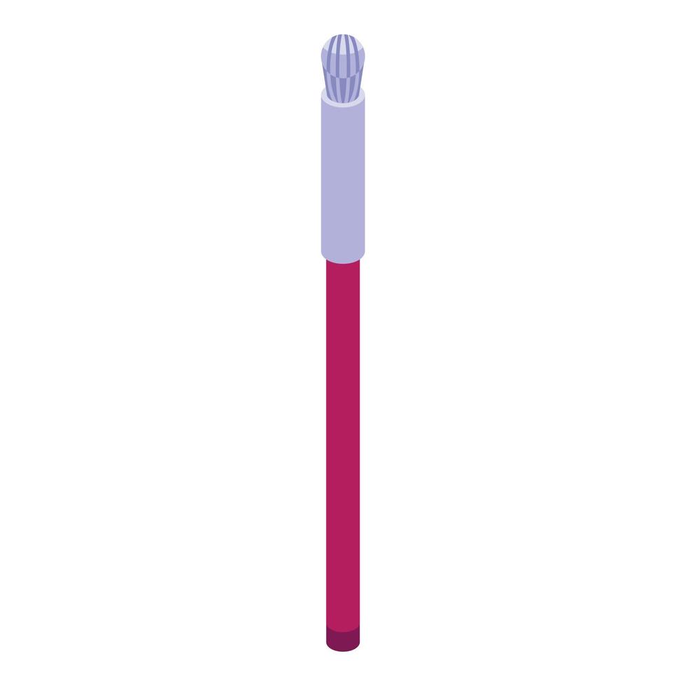 Care brush icon isometric vector. Make up vector