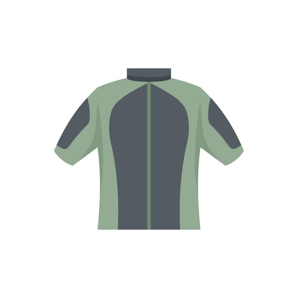Parachuting clothes icon flat isolated vector