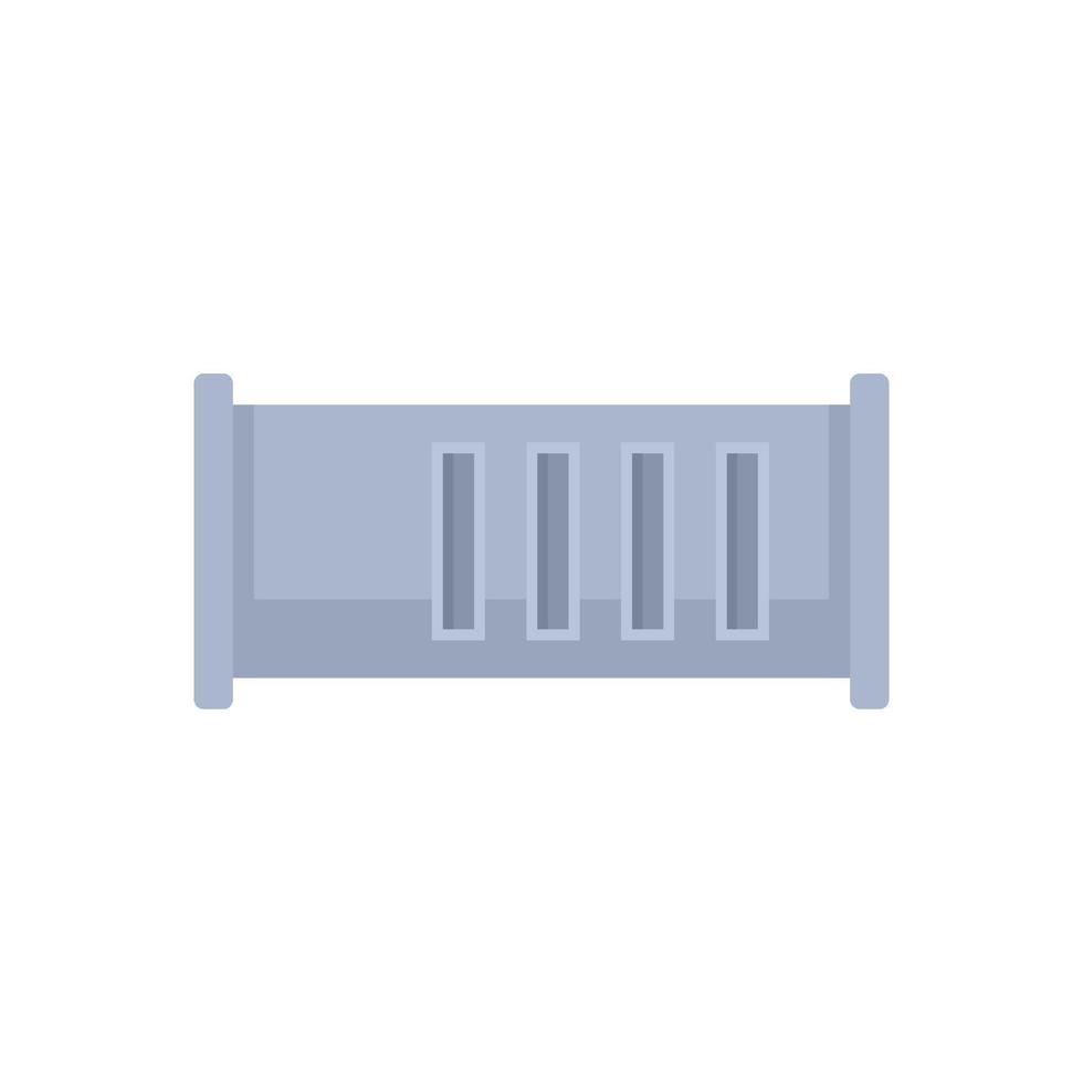 Ventilation icon flat isolated vector