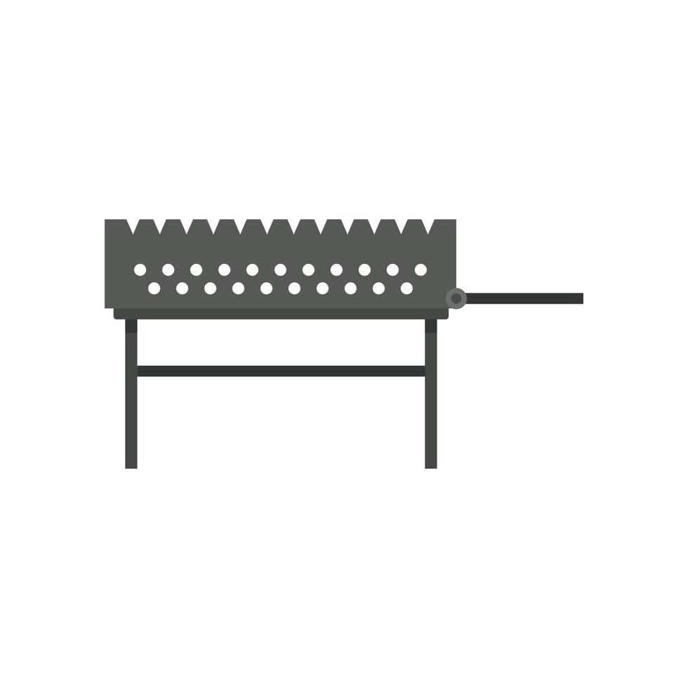 Bonfire brazier icon flat isolated vector