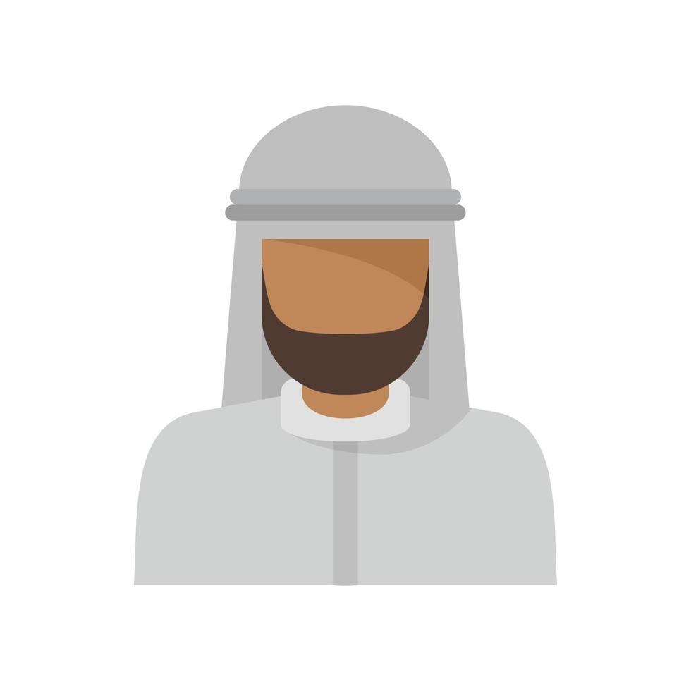 Asia immigrant icon flat isolated vector