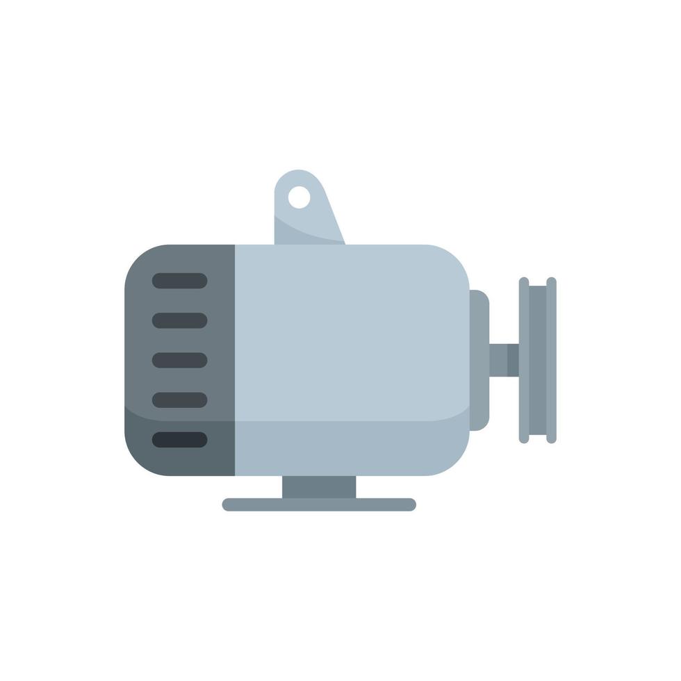 Car generator icon flat isolated vector