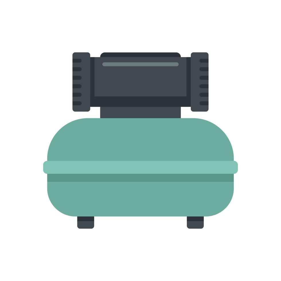 Equipment air compressor icon flat isolated vector
