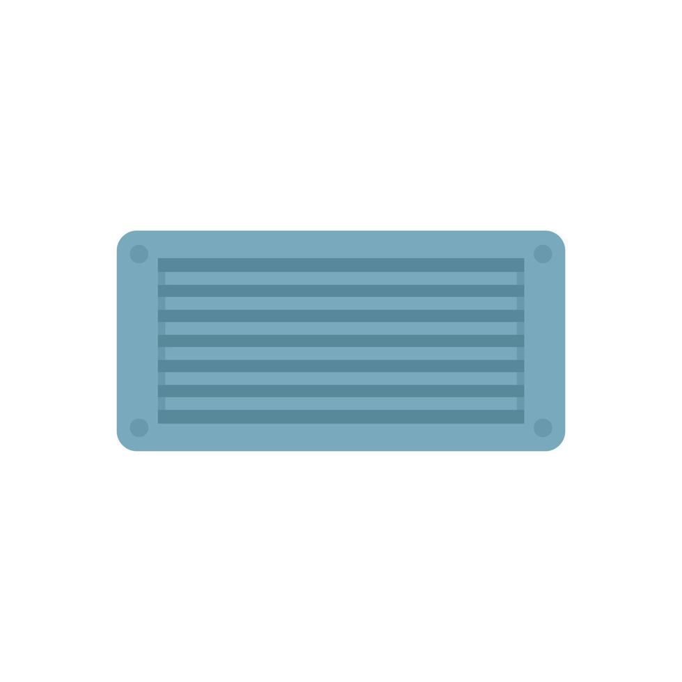 Ventilation duct icon flat isolated vector