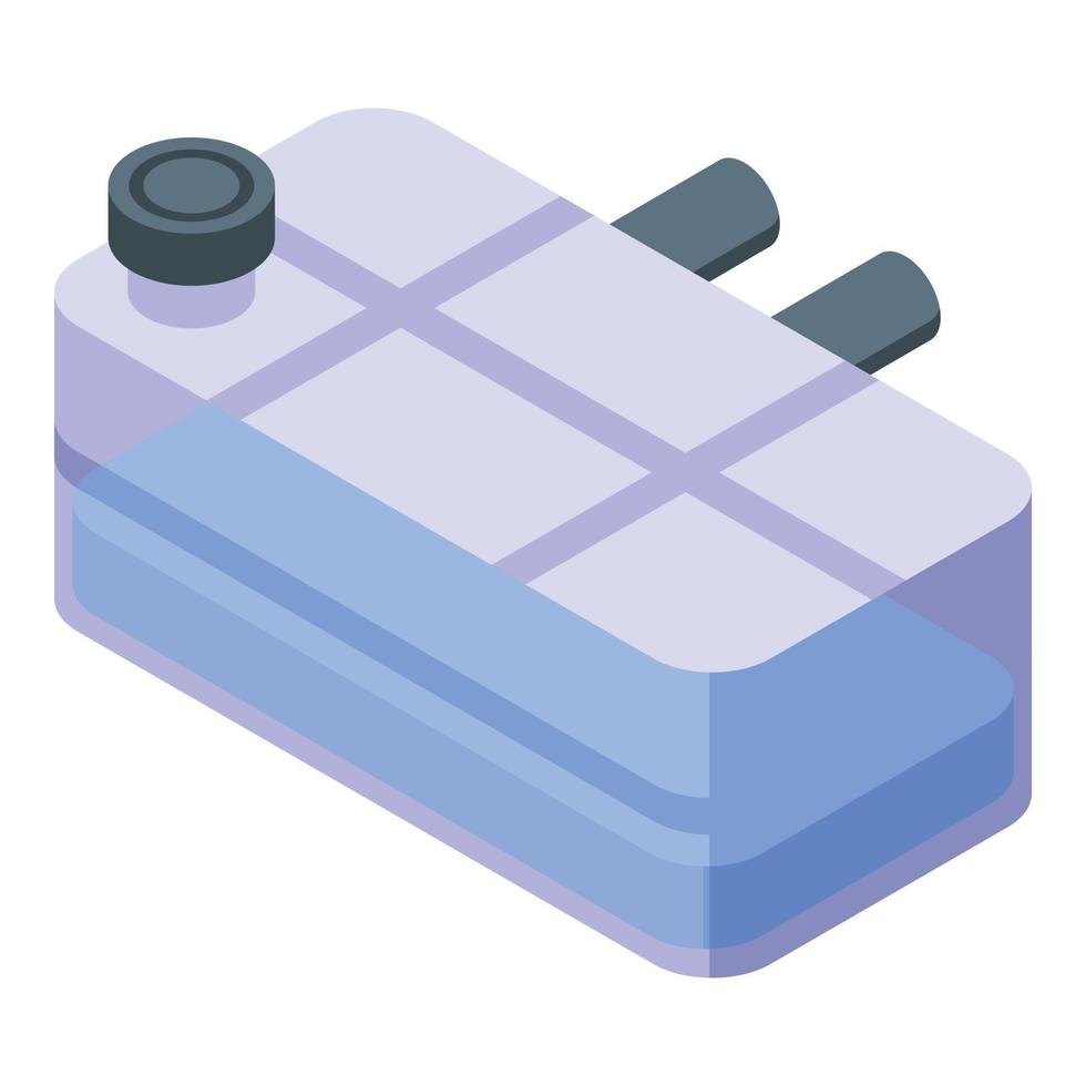 Antifreeze tank icon isometric vector. Car service vector