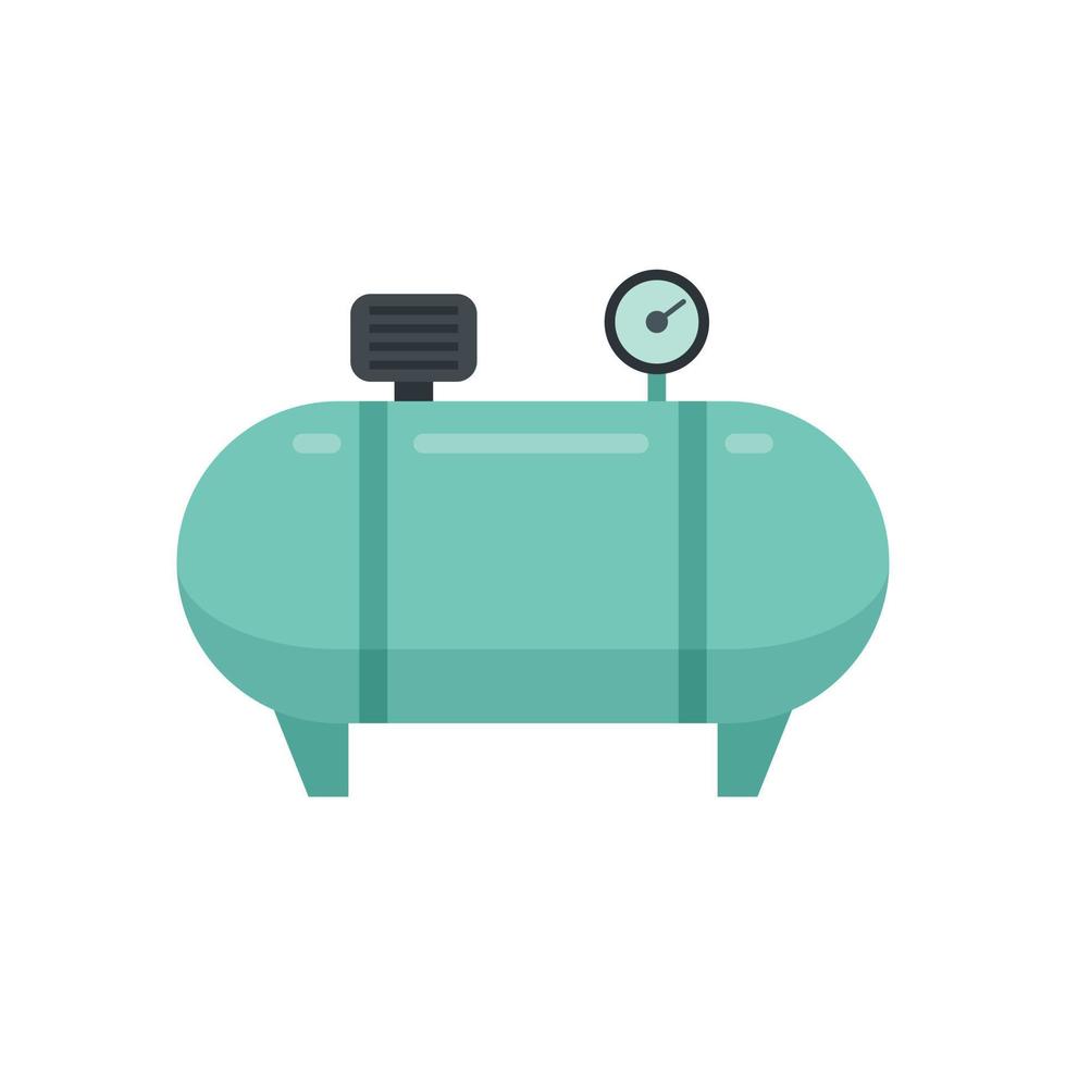 Instrument air compressor icon flat isolated vector