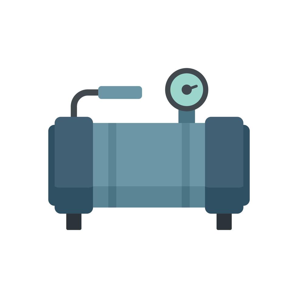 Tool air compressor icon flat isolated vector