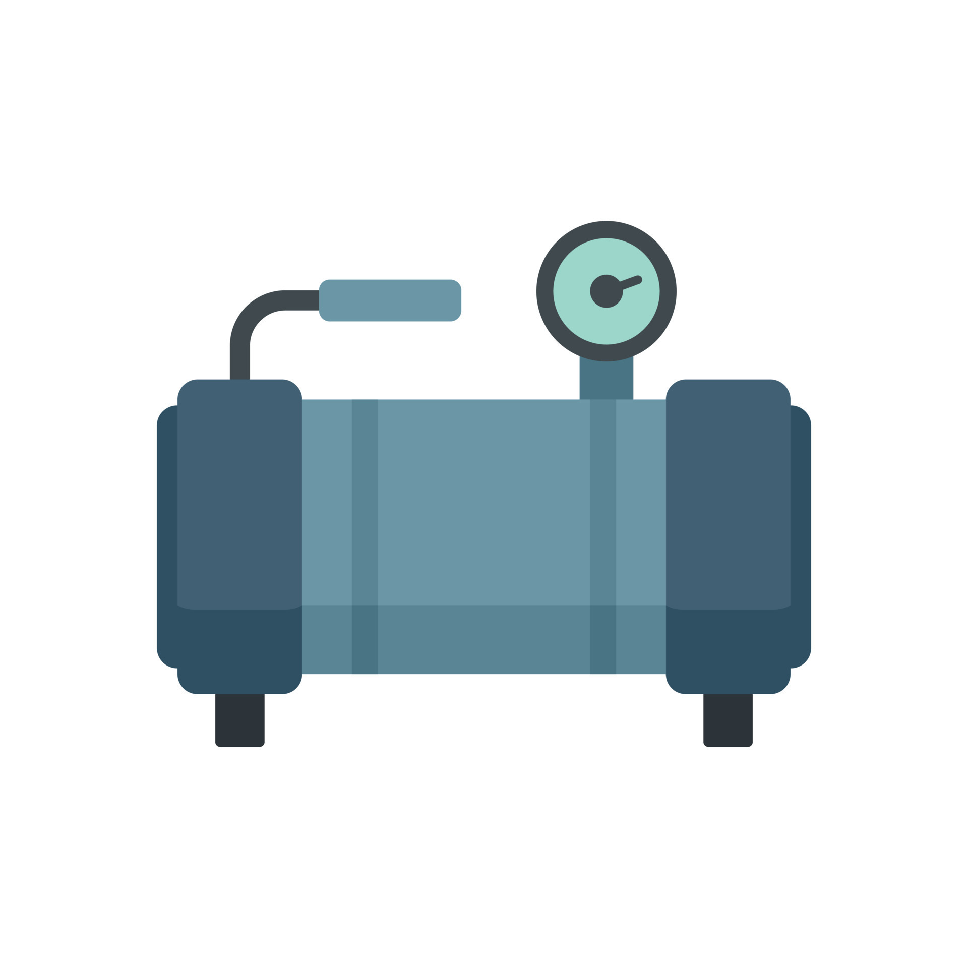 herramienta compresor de aire icono plano aislado vector 15115169