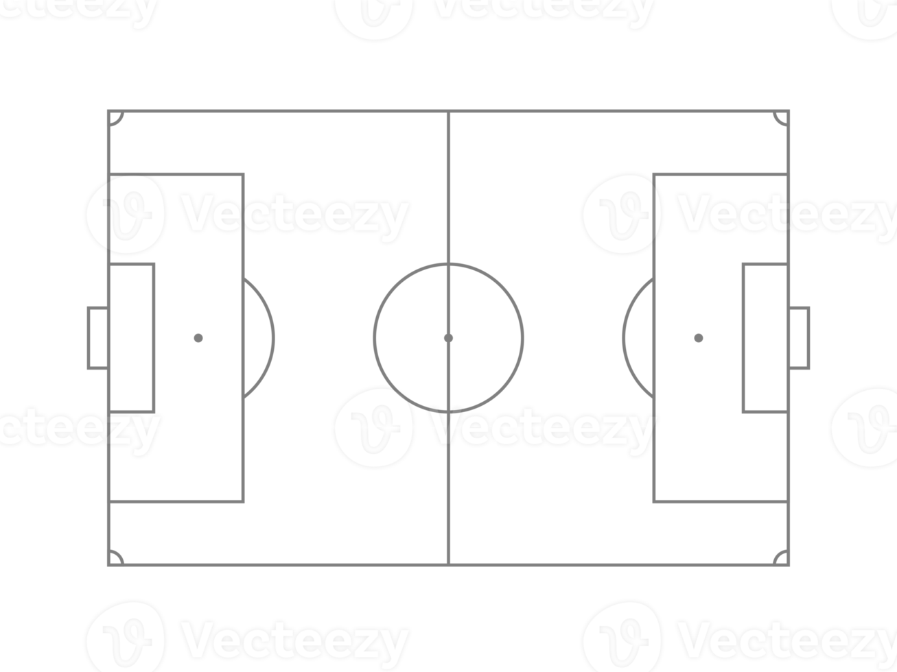 een Amerikaans voetbal toonhoogte ook bekend net zo een Amerikaans voetbal veld, voetbal veld- of voetbal toonhoogte voor kunst illustratie, appjes, website, pictogram, infografisch, nieuws, of grafisch ontwerp. formaat PNG