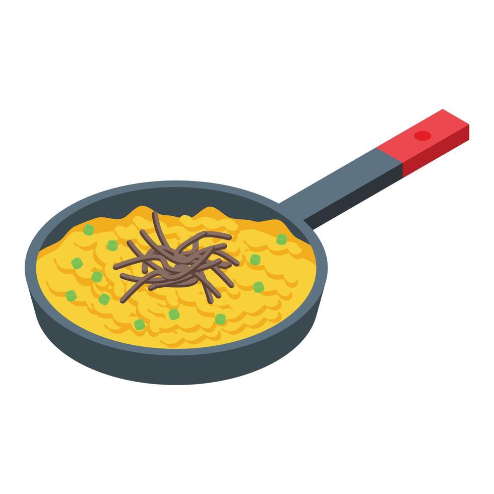 Bean food icon isometric vector. Austrian cuisine vector
