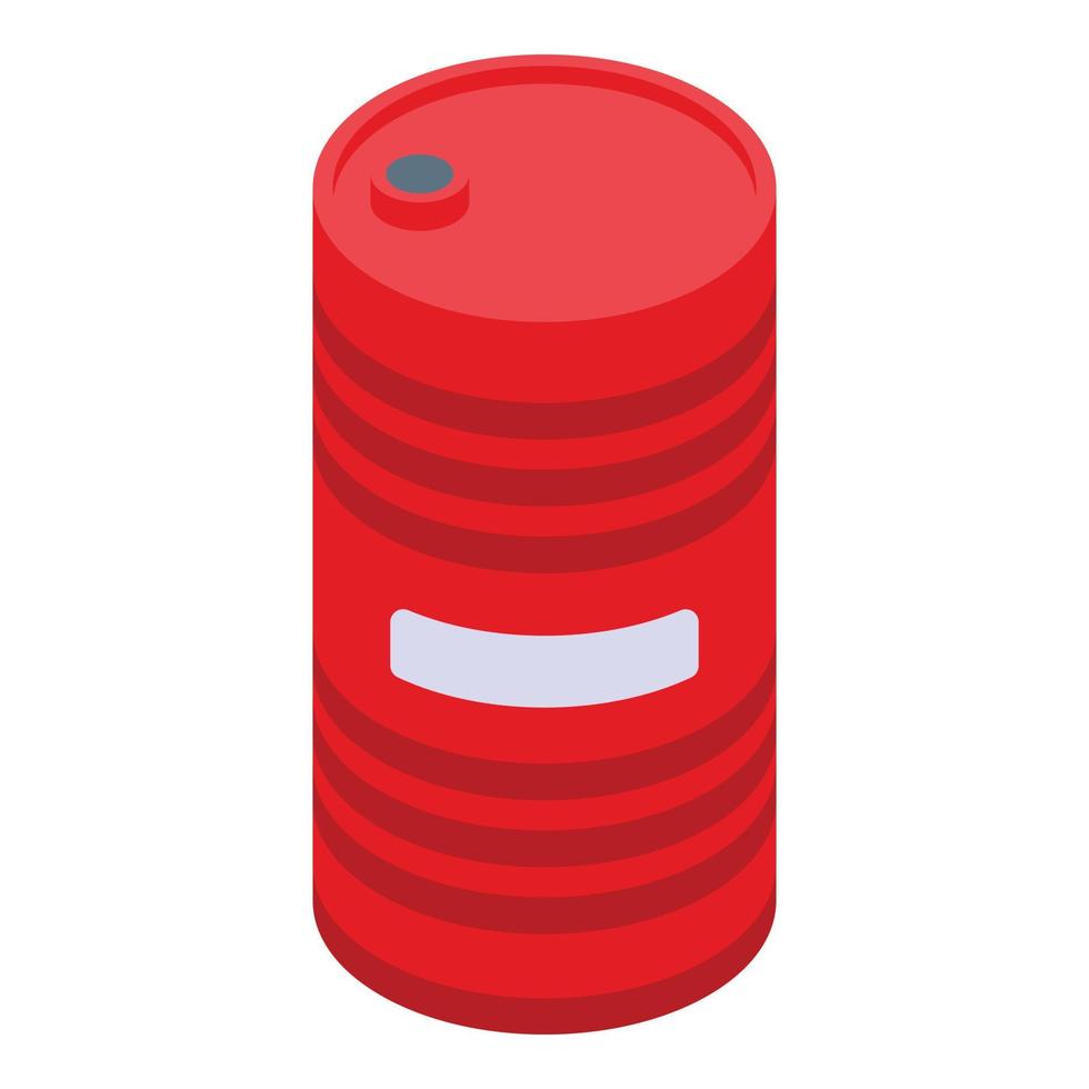 Antifreeze barrel icon isometric vector. Car engine vector