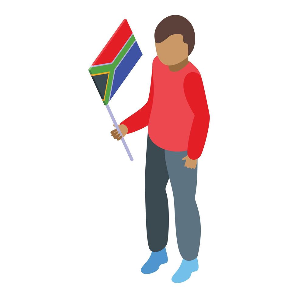 South Africa country icon isometric vector. World kid vector