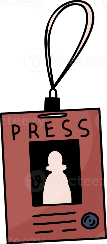Journalists ID. Press png