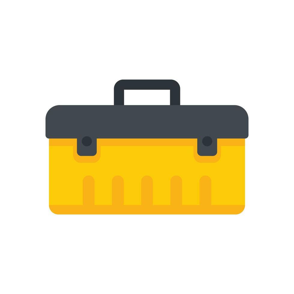 Car tool box icon flat isolated vector