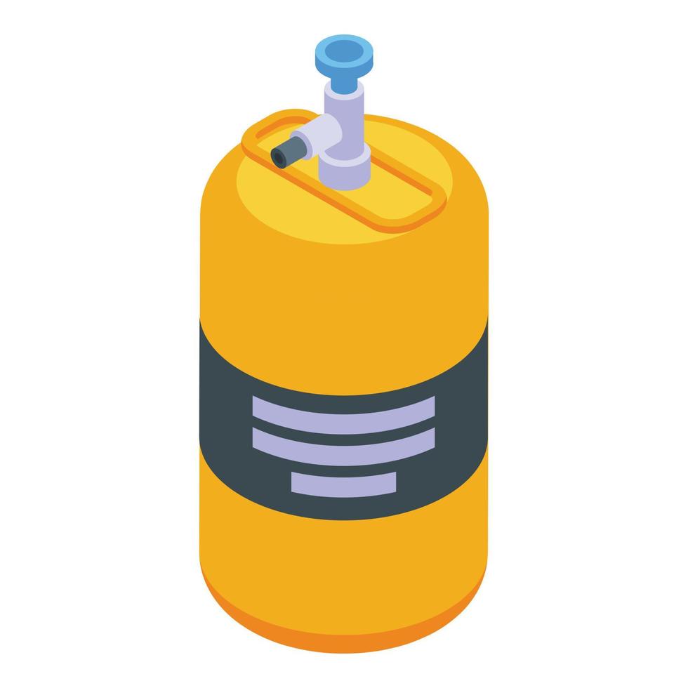 Tank air icon isometric vector. Street amusement vector