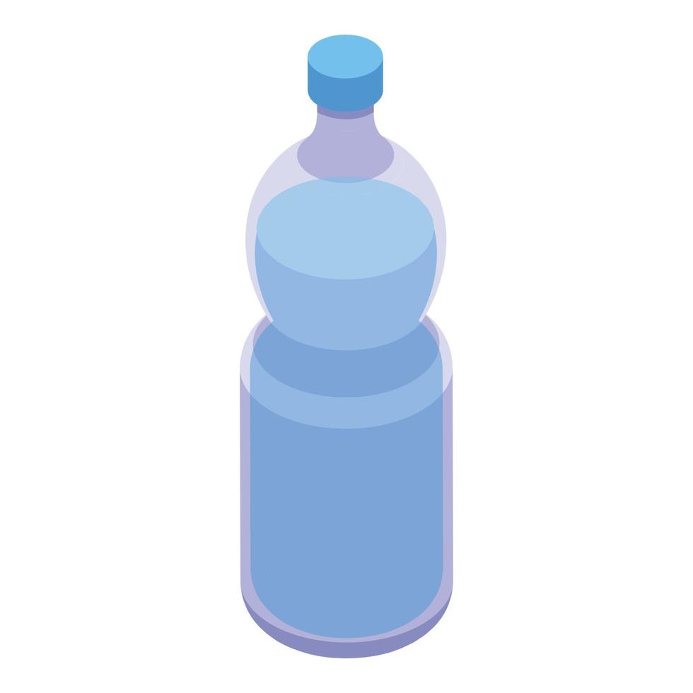 Aqua bottle icon isometric vector. Water delivery vector