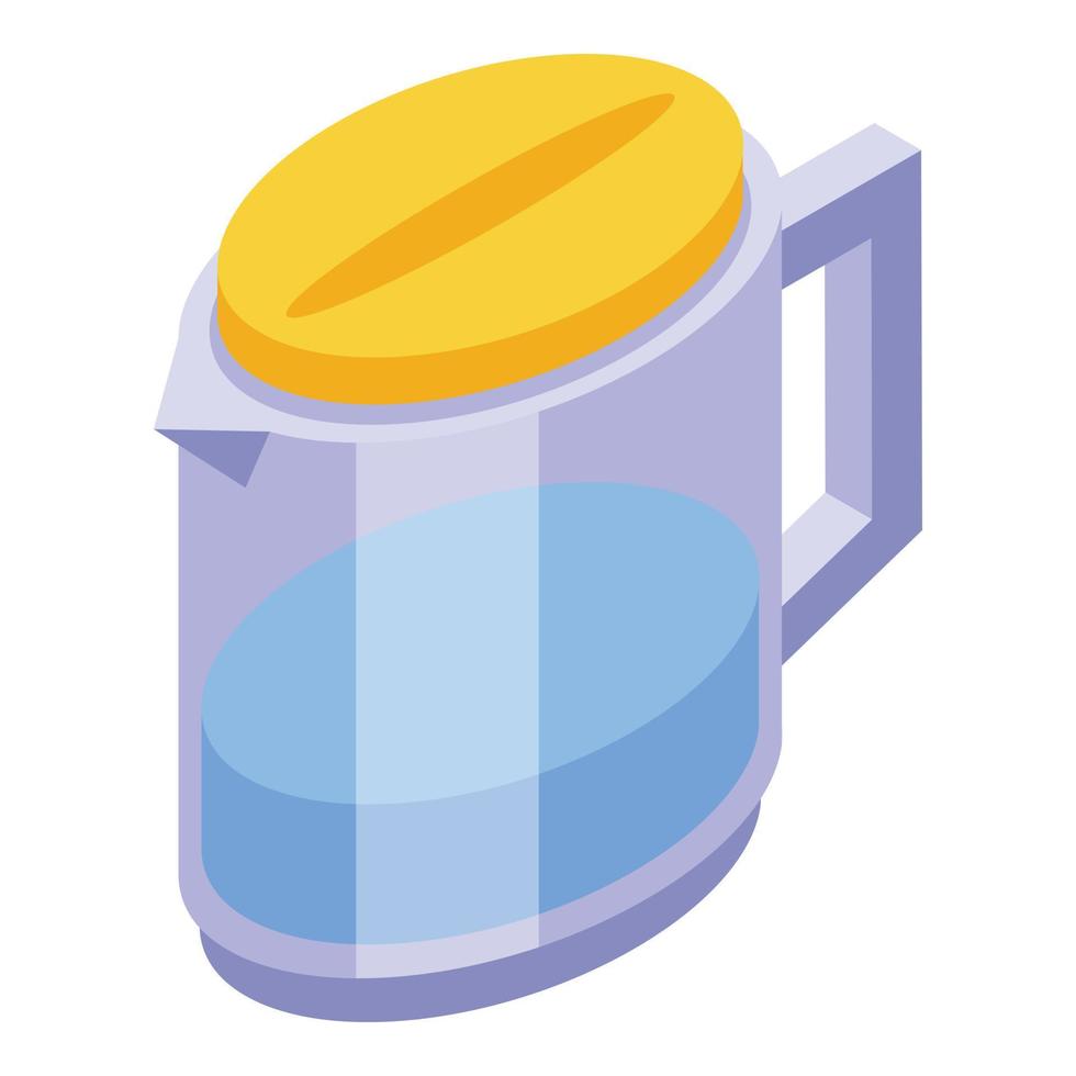 Aqua jug icon isometric vector. Water clear vector