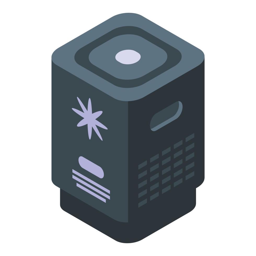 Care air filter icon isometric vector. Clean virus vector