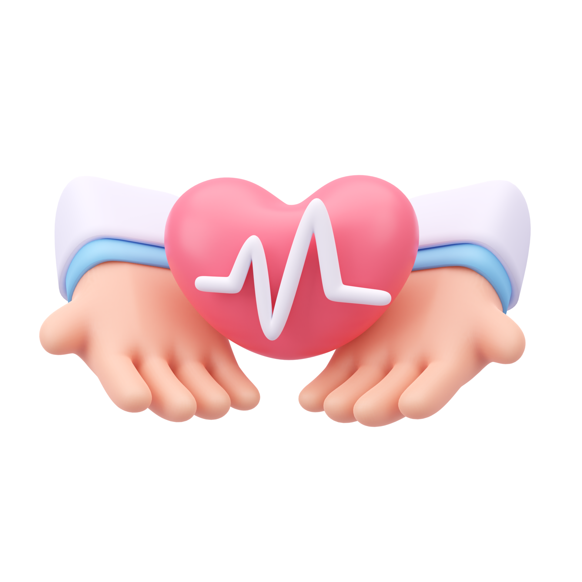 Specialist Doctor Take Care Of The Organs In The Body 3D Medical