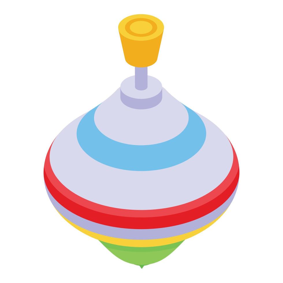 Whirligig icon isometric vector. Baby health vector