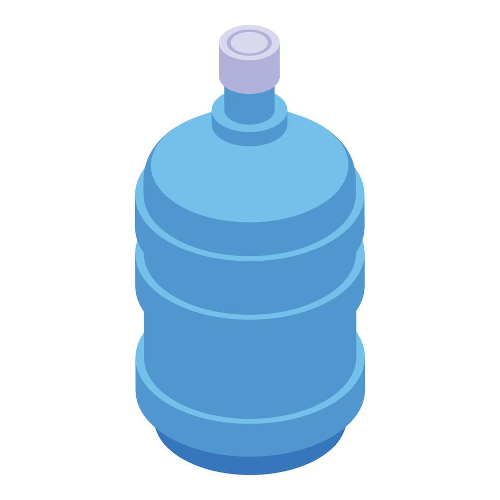 Water delivery icon isometric vector. Office bottle vector