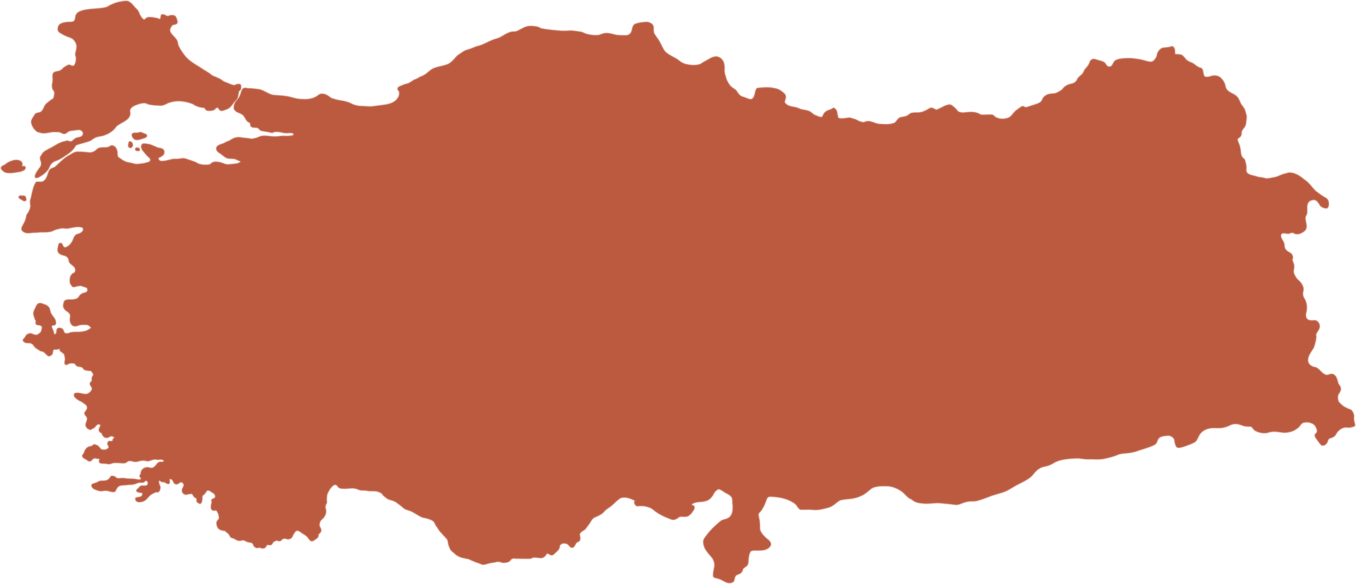 doodle freehand drawing of turkey map. 15116425 PNG