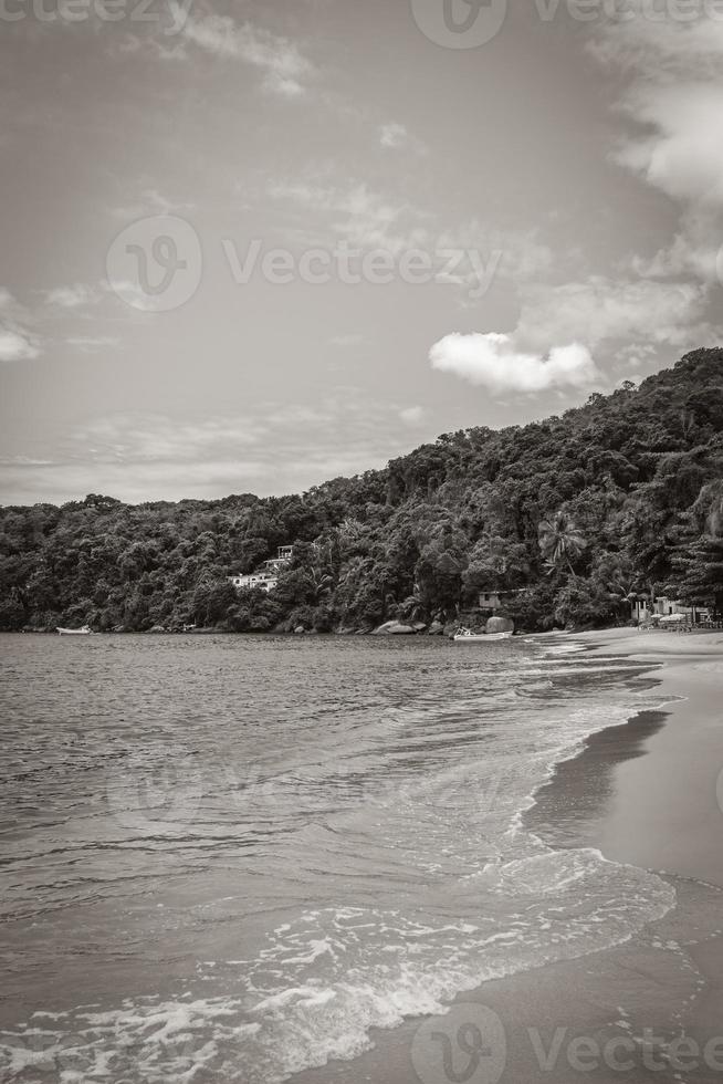 Big tropical island Ilha Grande Praia de Palmas beach Brazil. photo