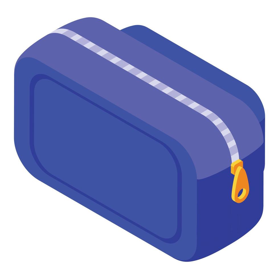 Cosmetic pouch icon isometric vector. Beauty box vector