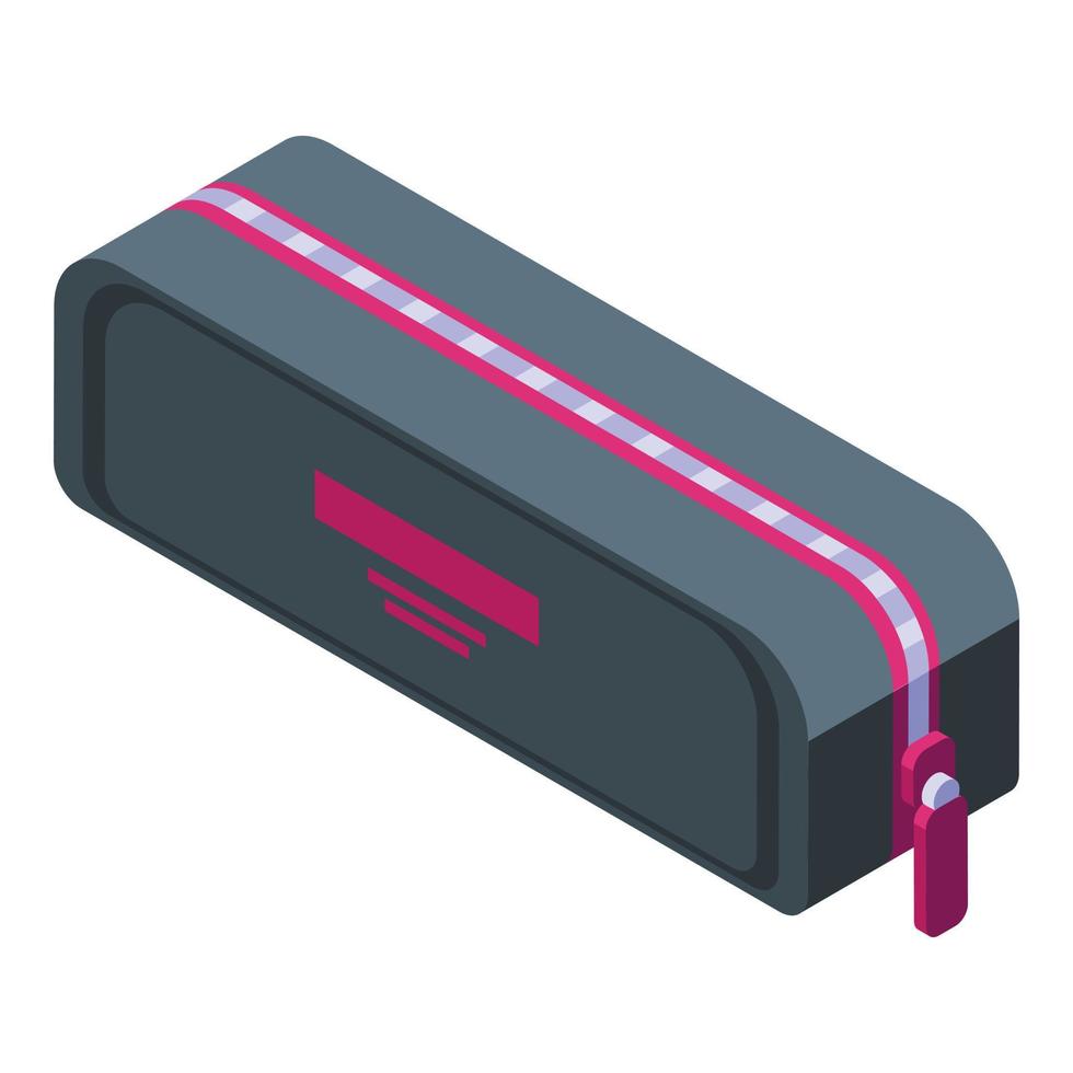 Makeup bag icon isometric vector. Cosmetic box vector