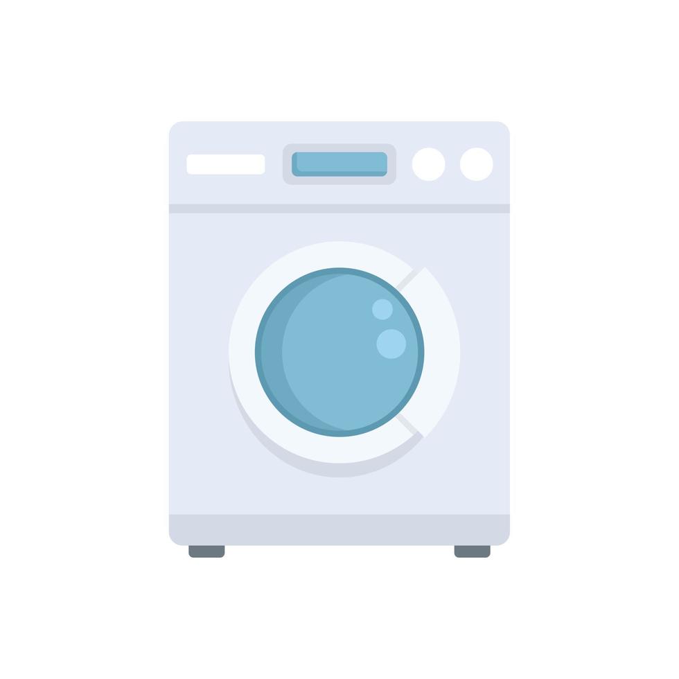 Tumble dryer icon flat isolated vector
