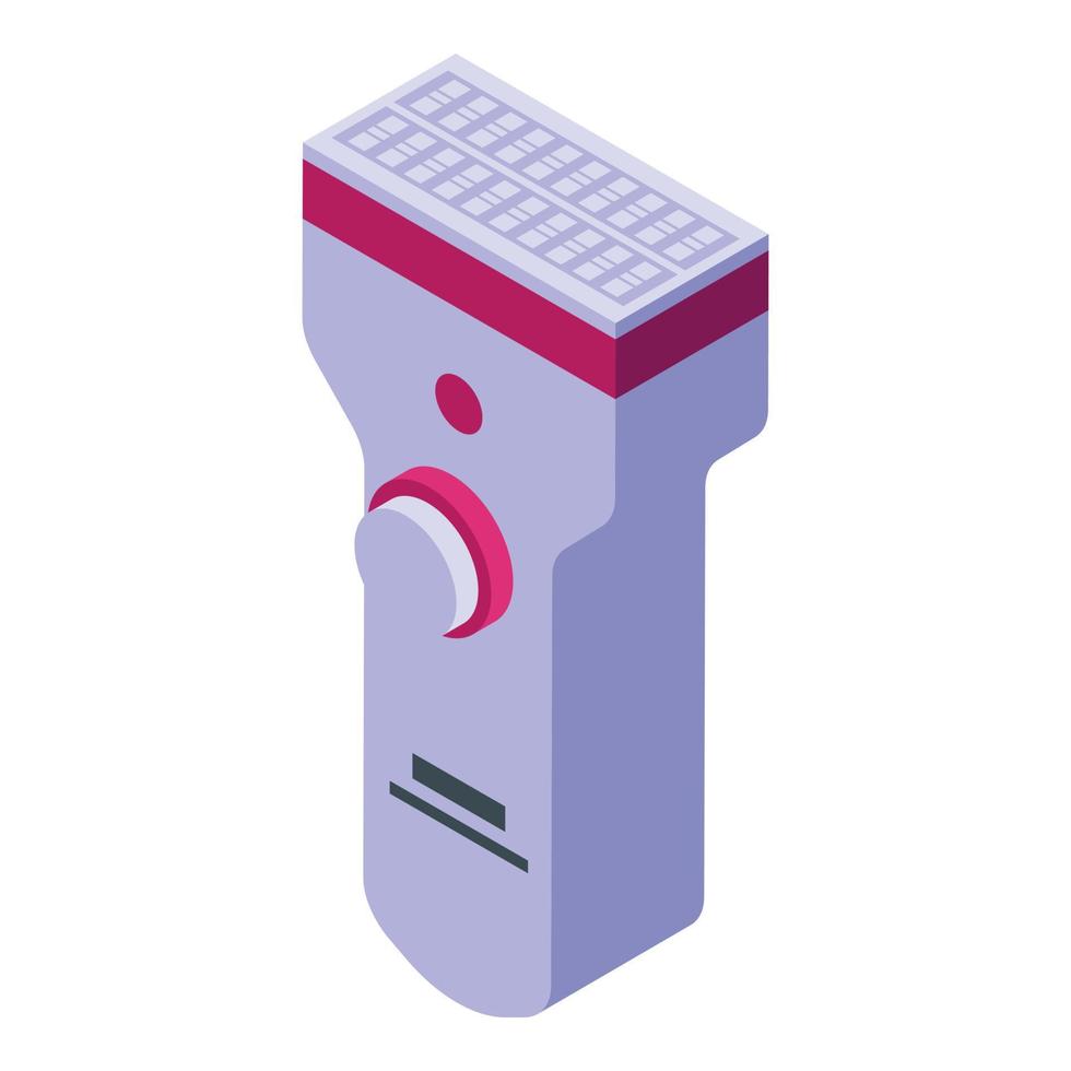 Care epilator icon isometric vector. Woman health vector