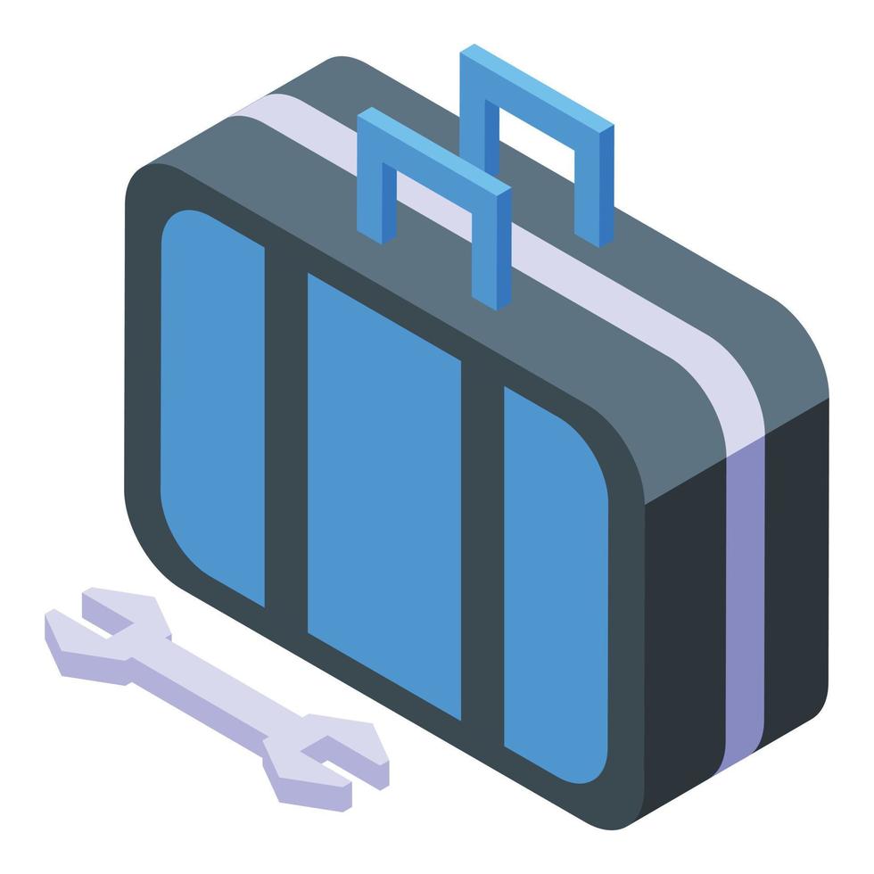 Painter toolbox icon isometric vector. Paint spray vector