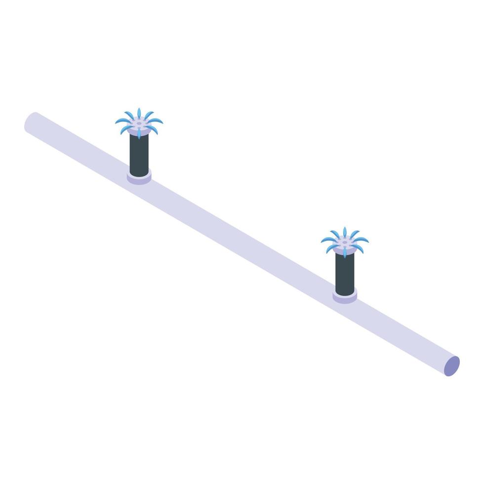 Hose irrigation icon isometric vector. Water system vector